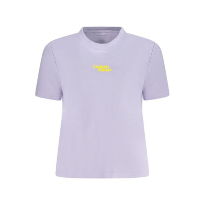 Calvin Klein Purple Cotton Women T-Shirt