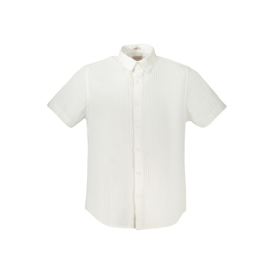 Guess Jeans White Cotton Men Shirt 1728,67403481248,Clothing,Guess Jeans,L,Men,Men - Clothing,New with tags,Shirts - Men - Clothing,White Guess Jeans GU-33446-L