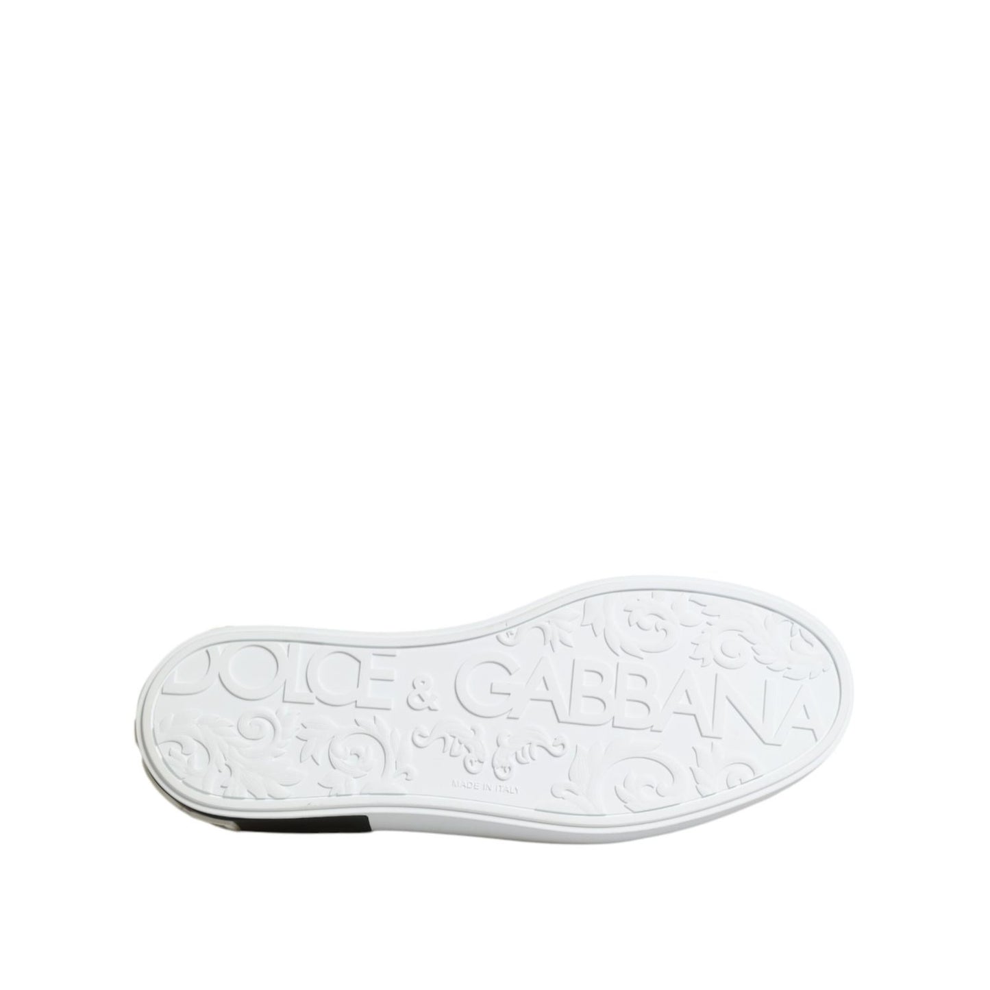 Dolce & Gabbana Red Logo Low Top Slip On Men Sneakers Shoes Dolce & Gabbana