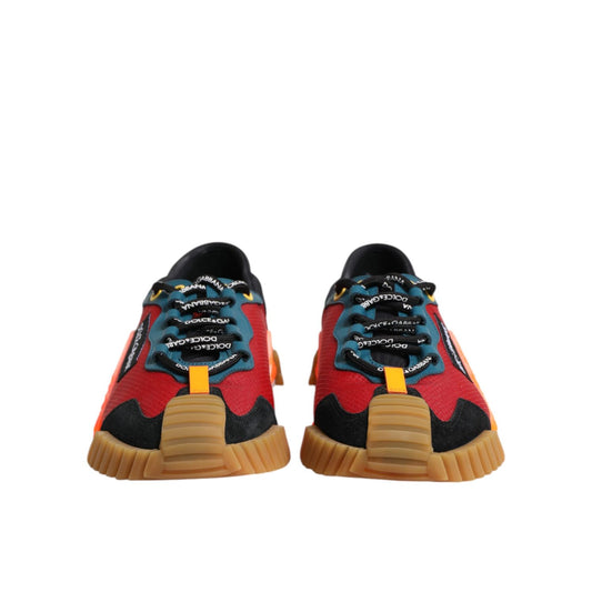 Dolce & Gabbana Multicolor Logo Low Top NS1 Sneakers Shoes