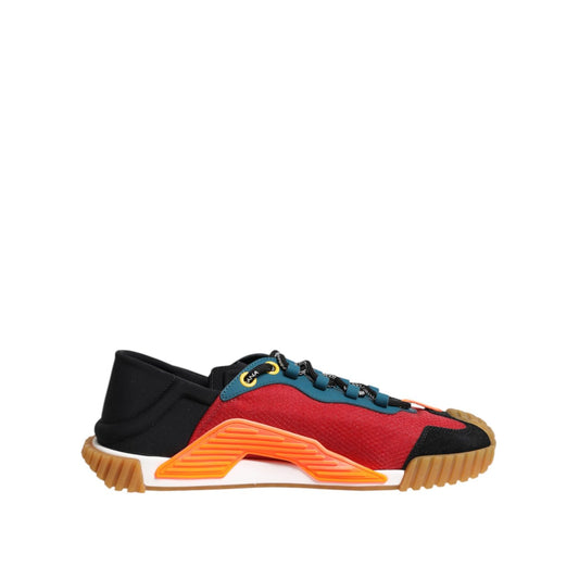 Dolce & Gabbana Multicolor Logo Low Top NS1 Sneakers Shoes