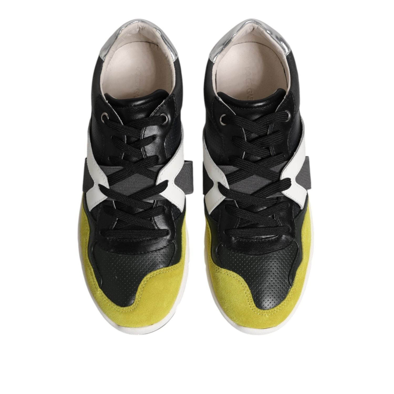 Dolce & Gabbana Multicolor Lace Up Low Top Men Sneakers Shoes