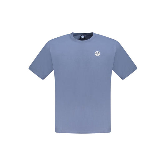 North Sails Blue Cotton Men T-Shirt NO-33754-S