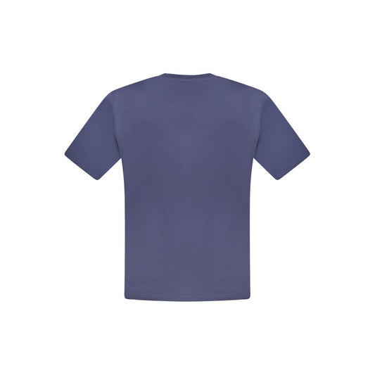 North Sails Blue Cotton Men T-Shirt NO-33745-S
