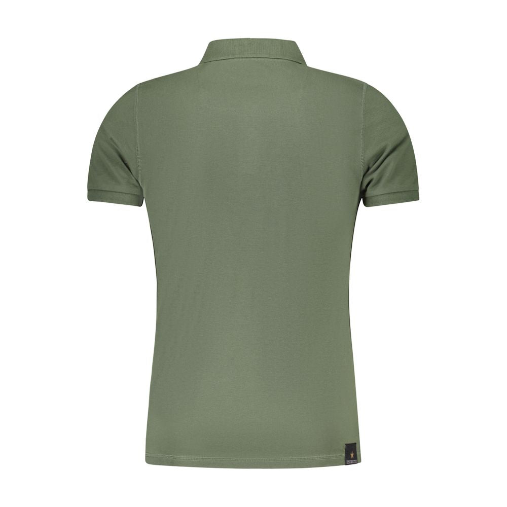 Accademia Militare Green Cotton Polo Shirt AC-36529-S