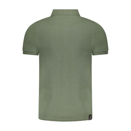 Accademia Militare Green Cotton Polo Shirt AC-36545-S