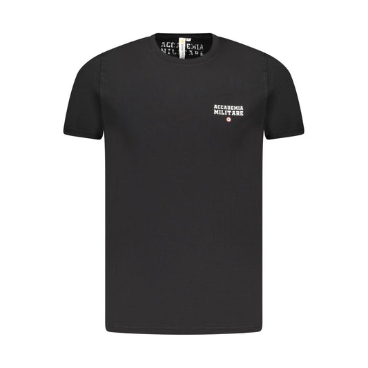 Accademia Militare Black Cotton T-Shirt