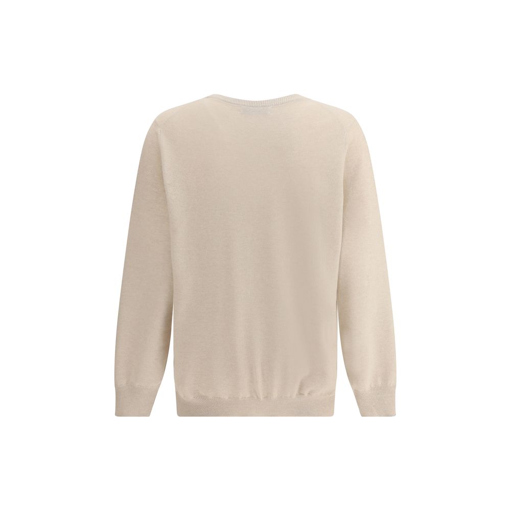 Brunello Cucinelli Beige Cashmere Cashmere Sweater Brunello Cucinelli