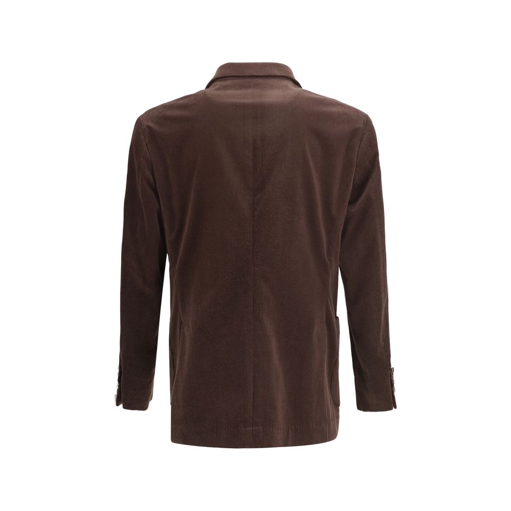 Brunello Cucinelli Brown Cotton Jackets And Coat