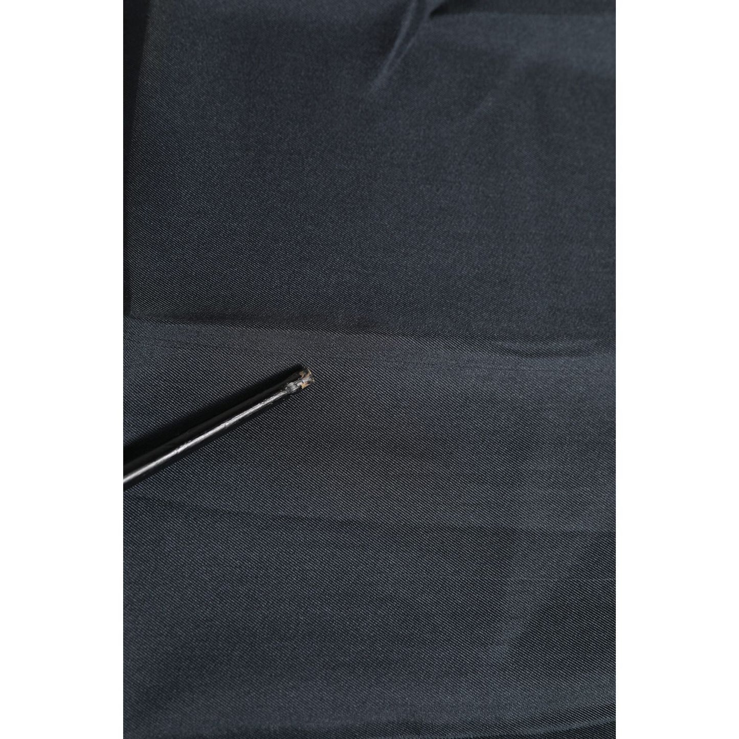 Dolce & Gabbana Blue DG Crown Silk Square Men Foulard Scarf