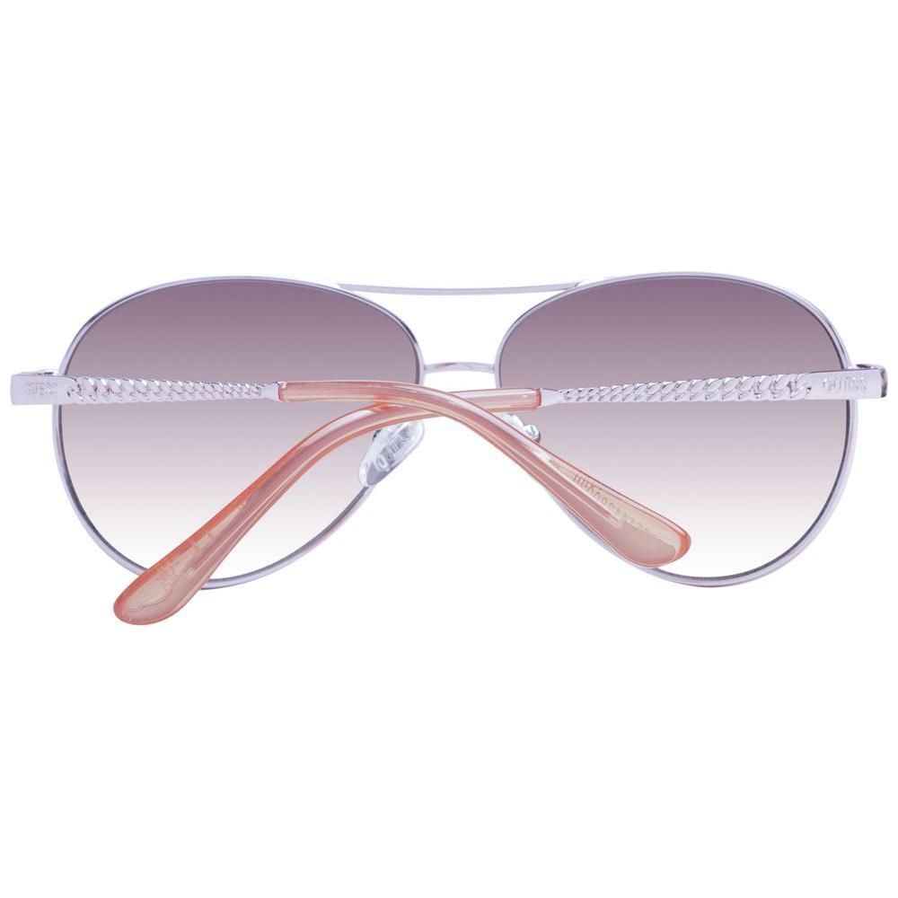 Guess Rose Gold Metal Sunglasses