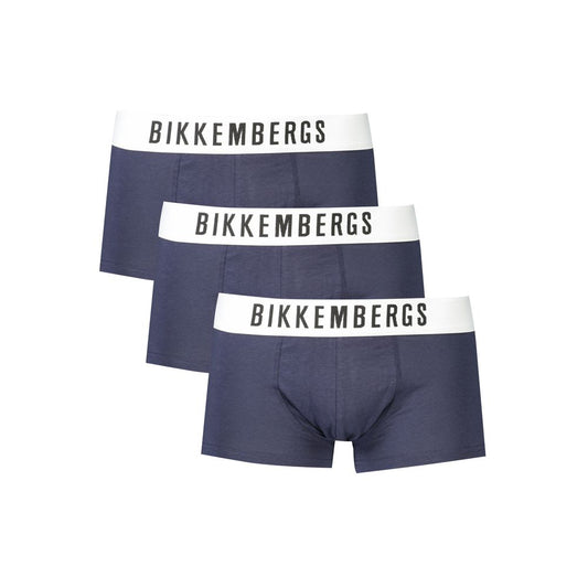 Bikkembergs Blue Cotton Underwear BI-38756-S