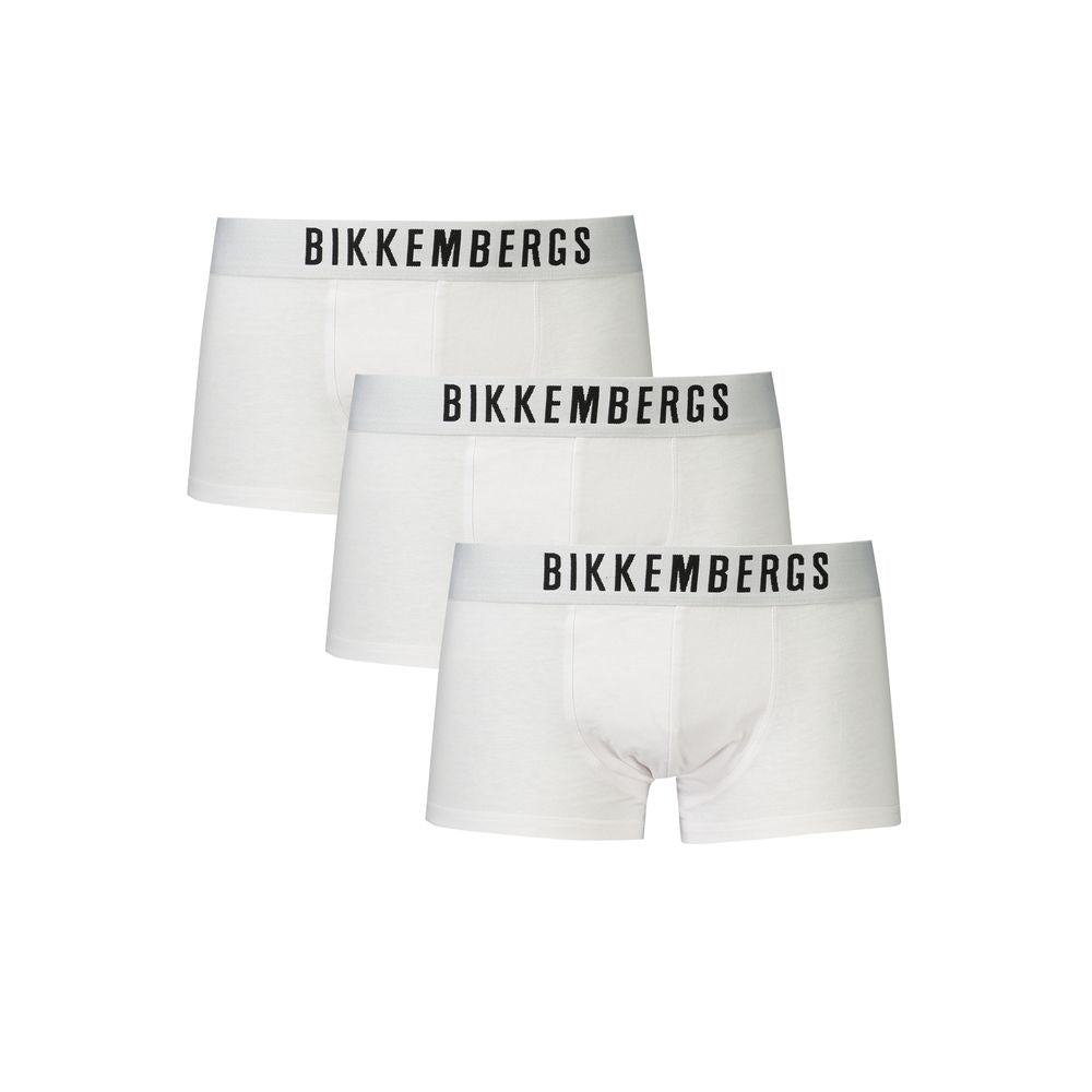 Bikkembergs White Cotton Underwear BI-38761-S