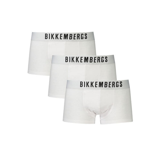 Bikkembergs White Cotton Underwear BI-38761-S
