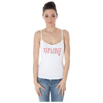 Zuelements White Cotton Women Tank Top ZU-7616-S