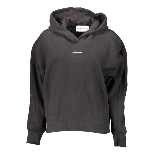 Calvin Klein Black Cotton Women Sweater CA-8620-L