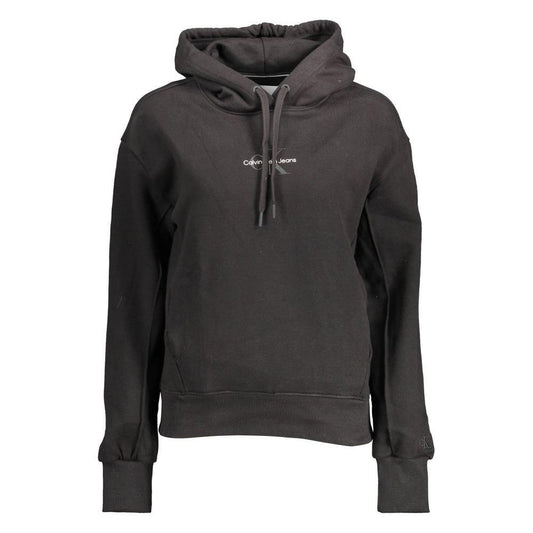 Calvin Klein Black Cotton Women Sweater CA-10749-XL