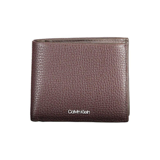 Calvin Klein Brown Leather Wallet CA-14622