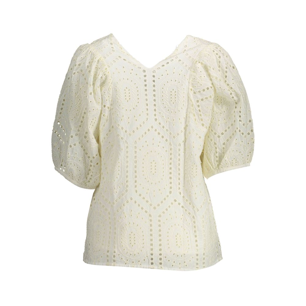 Gant White Cotton T-Shirt