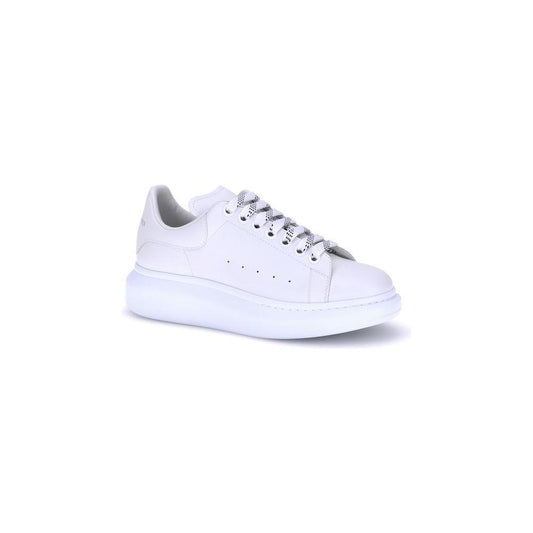 Alexander McQueen Leather Sneakers AL-553680WIAIG9007-EU42.5/US9.5