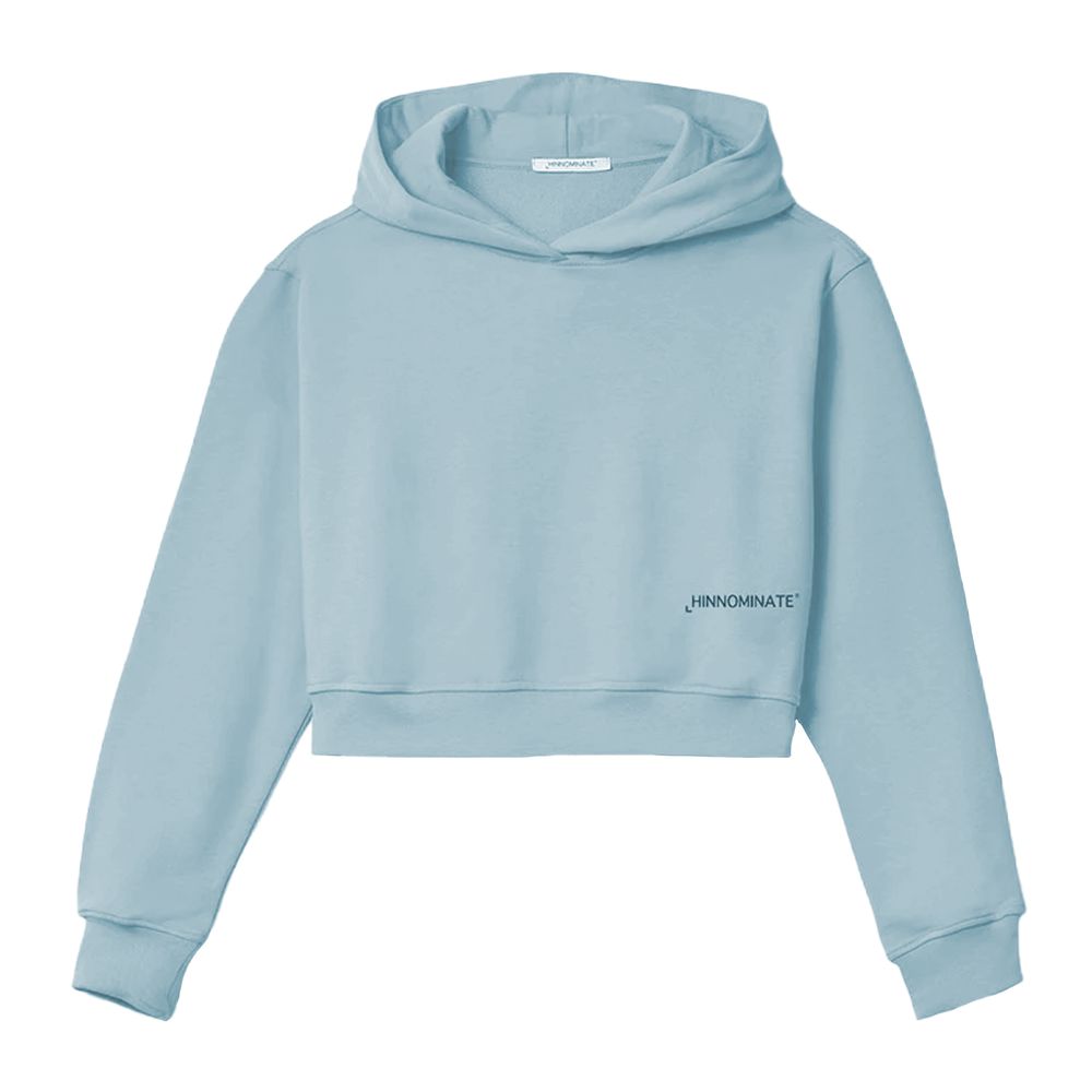 Hinnominate Azzurro Cotton Women Hoodie