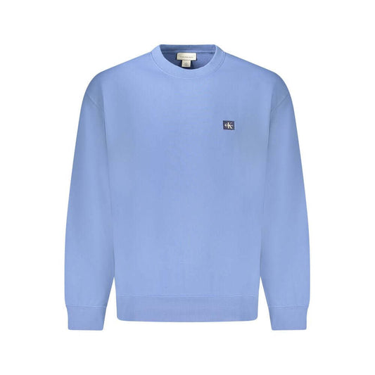 Calvin Klein Blue Cotton Men Sweater CA-38843-M