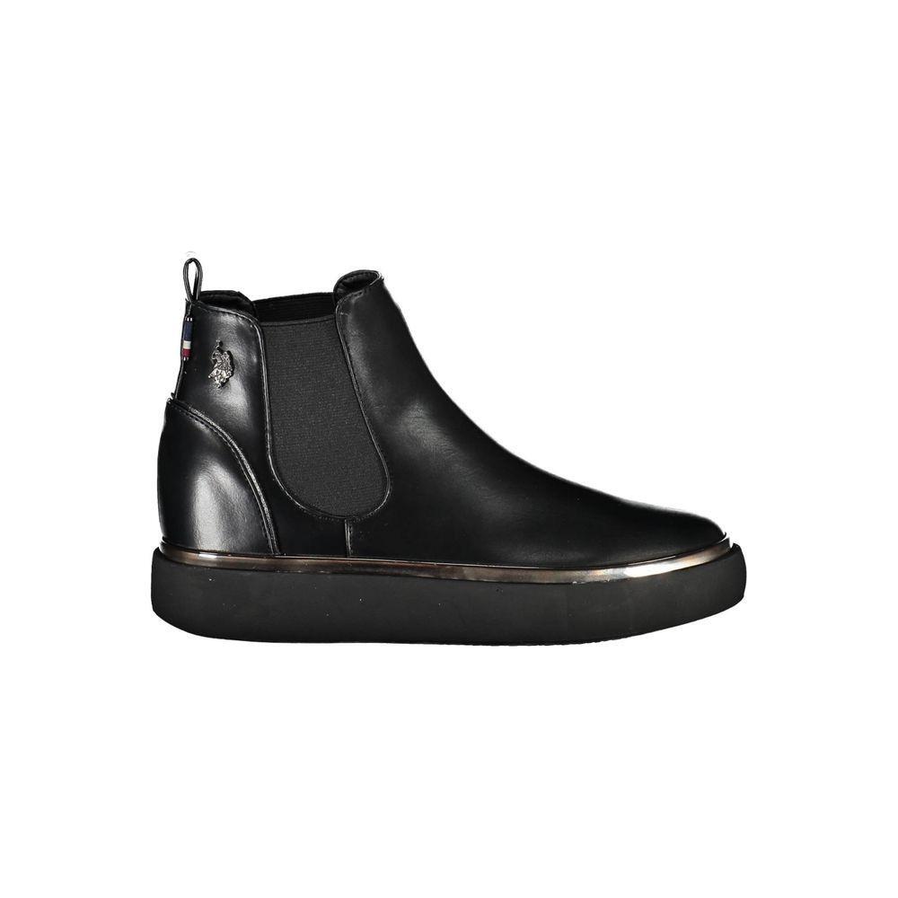 U.S. POLO ASSN. Black Polyester Boot US-20384-EU35/US5