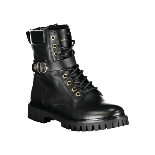 Tommy Hilfiger Black Polyester Boot TO-25012-EU36/US6