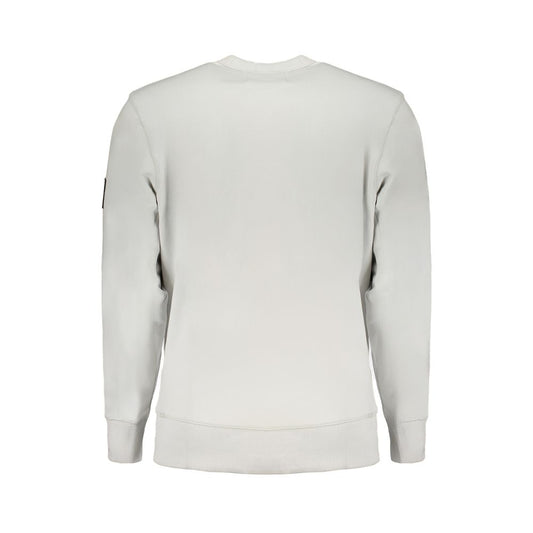 Calvin Klein Gray Cotton Sweater CA-29490-XXL