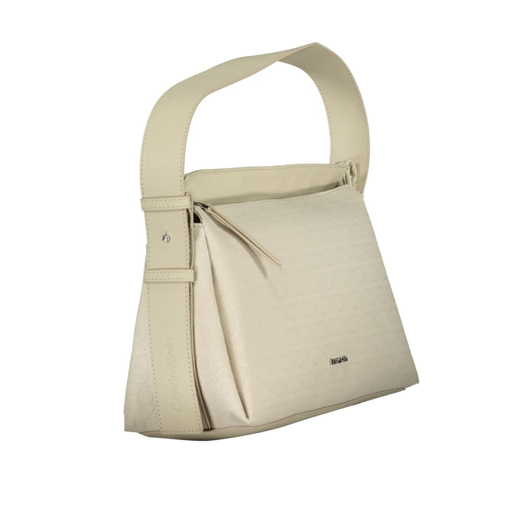 Front view with bag zipped and handles upright.