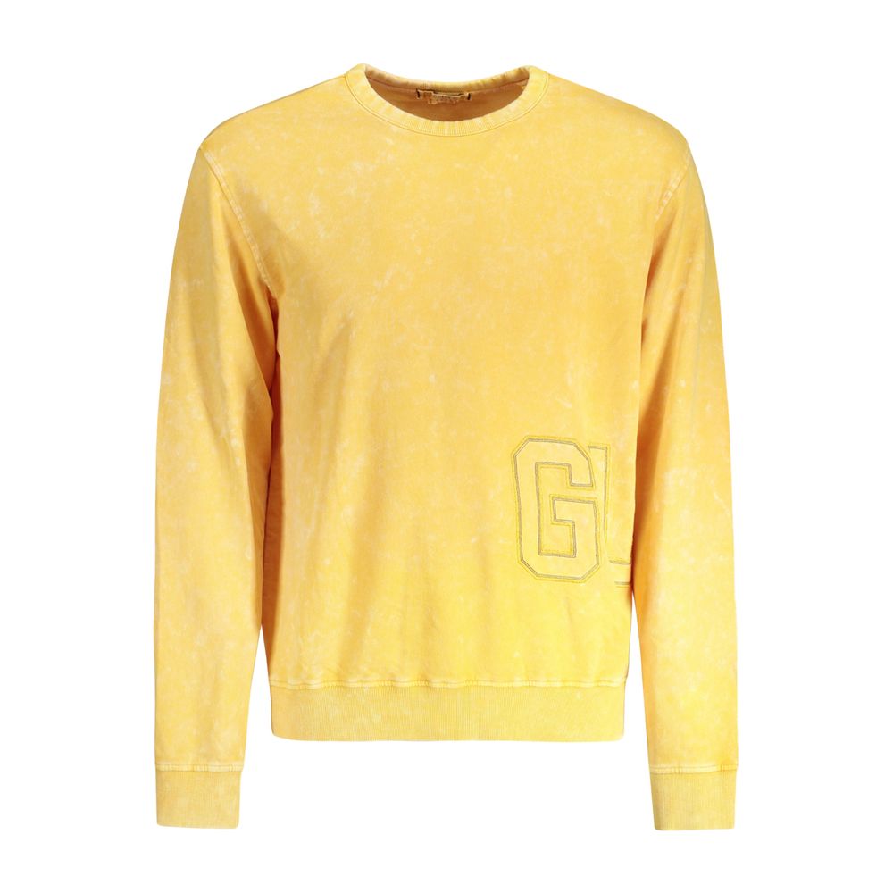Guess Jeans Yellow Cotton Sweatshirt