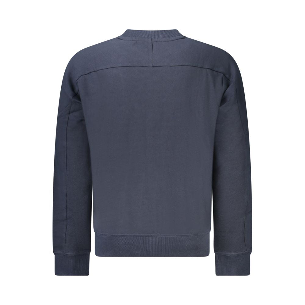 Hugo Boss Blue Cotton Sweatshirt