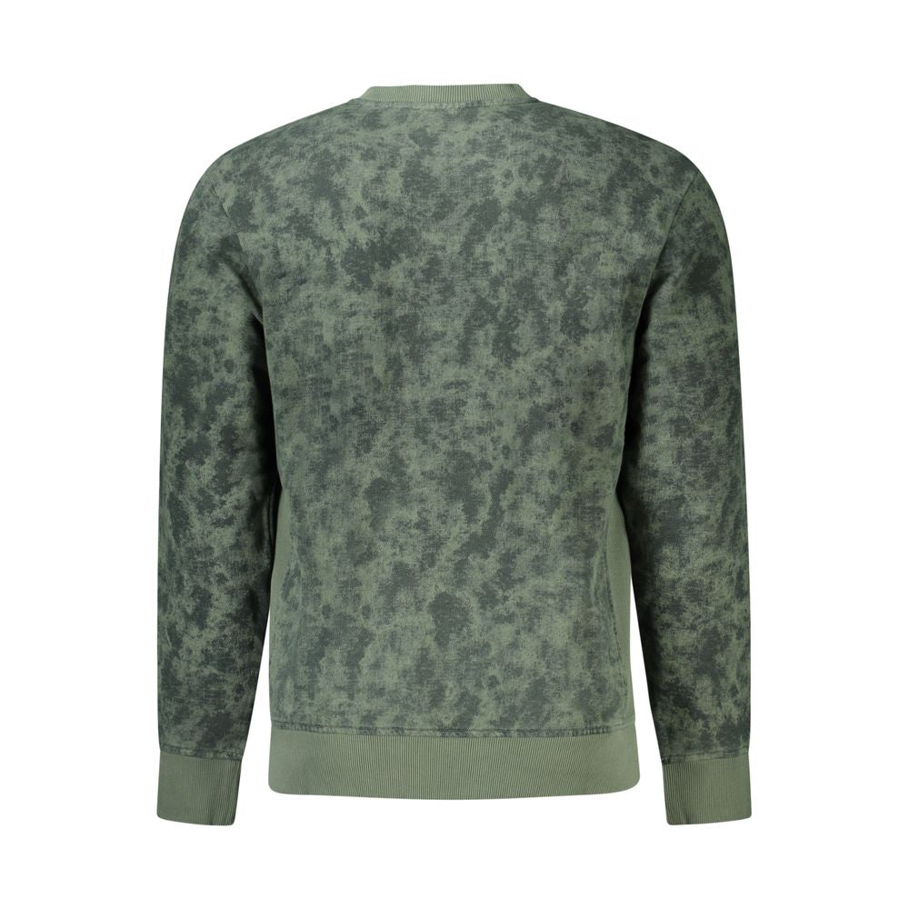 Hugo Boss Green Cotton Sweatshirt
