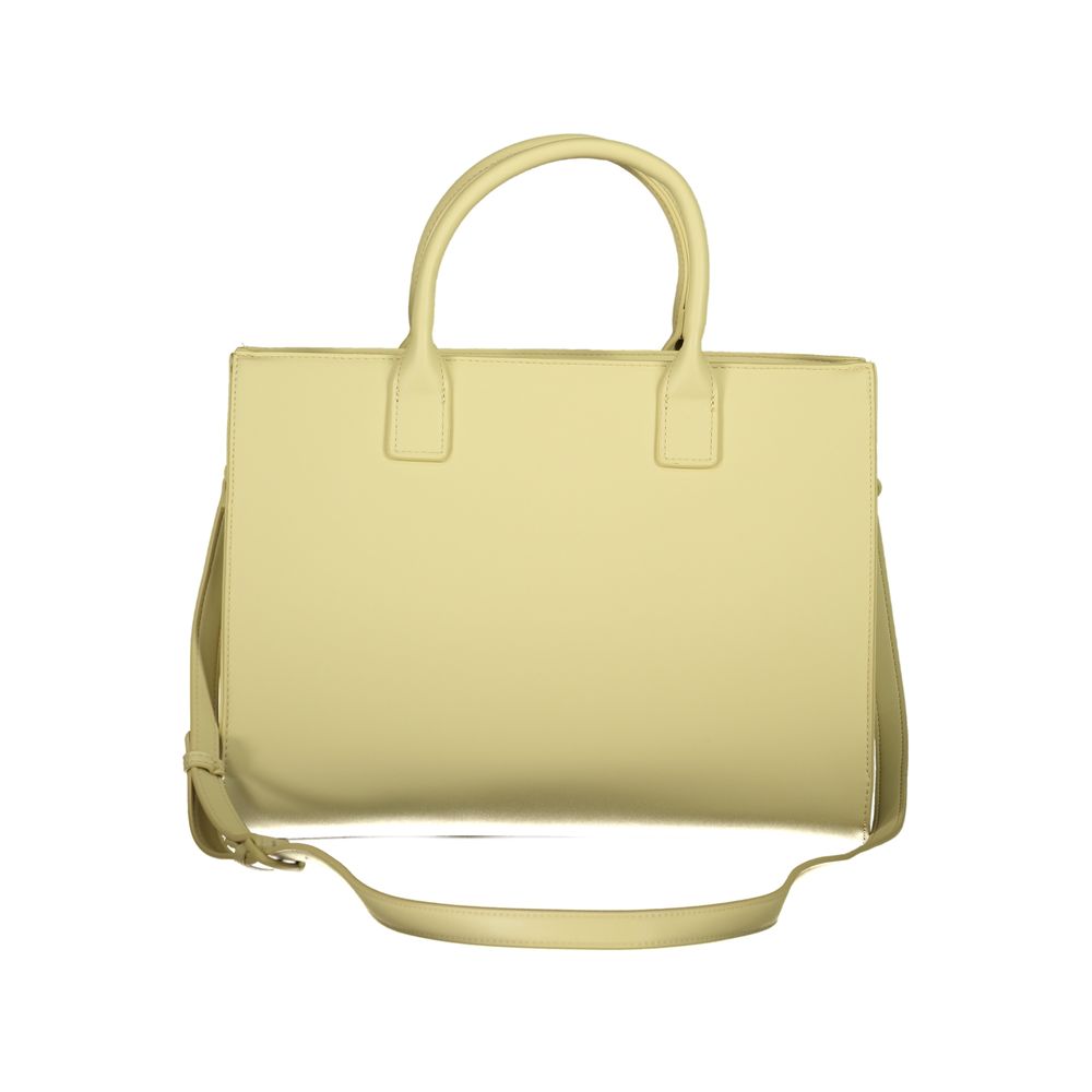 Mario Valentino Green Polyethylene Handbag with handles and shoulder strap.
