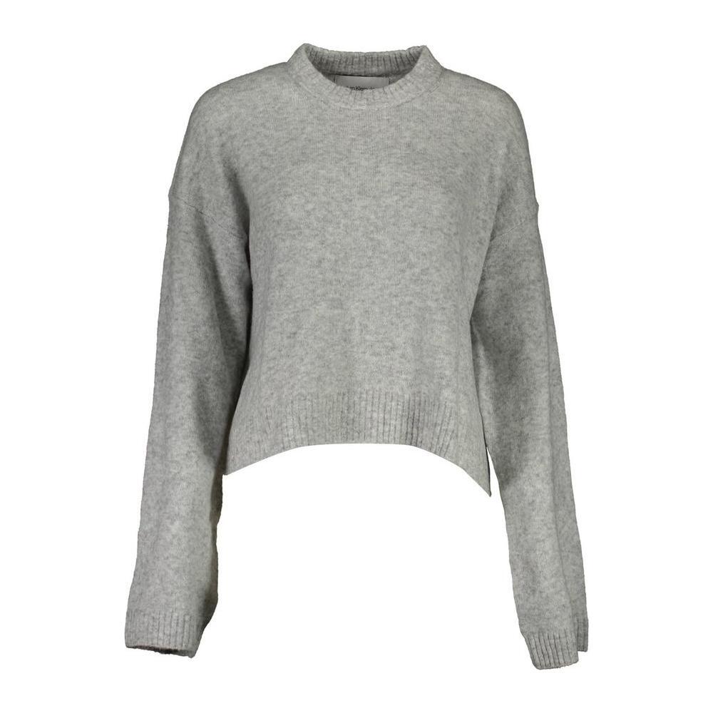 Calvin Klein Gray Wool Sweater CA-16524-XS