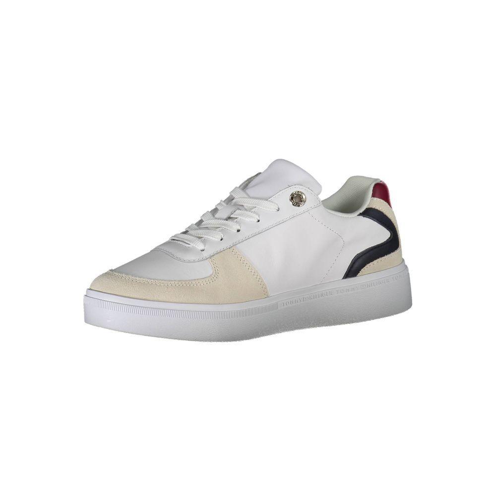 Tommy Hilfiger White Polyester Sneaker TO-20365-EU36/US6
