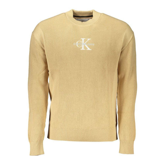 Calvin Klein Beige Cotton Sweater