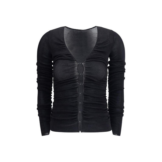Self-Portrait Knit Top SE-PF25098TBBLACK-M