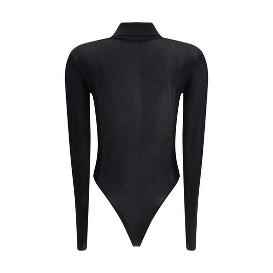 Self-Portrait Knit Bodysuit SE-PF25113TBBLACK-S