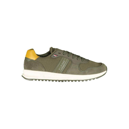 Tommy Hilfiger Green Polyester Sneaker TO-16640-EU43/US10