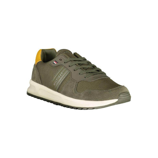 Tommy Hilfiger Green Polyester Sneaker TO-16640-EU43/US10