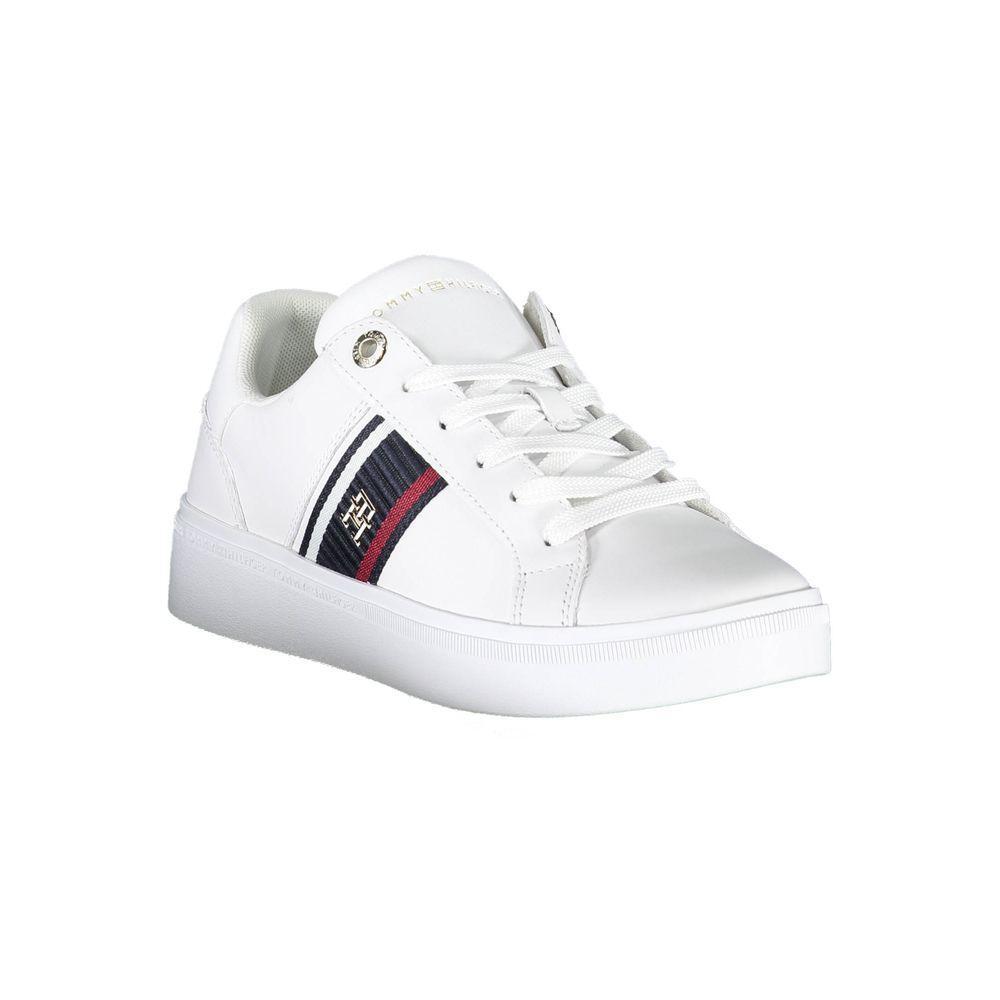 Tommy Hilfiger White Polyester Sneaker TO-22775-EU37/US7