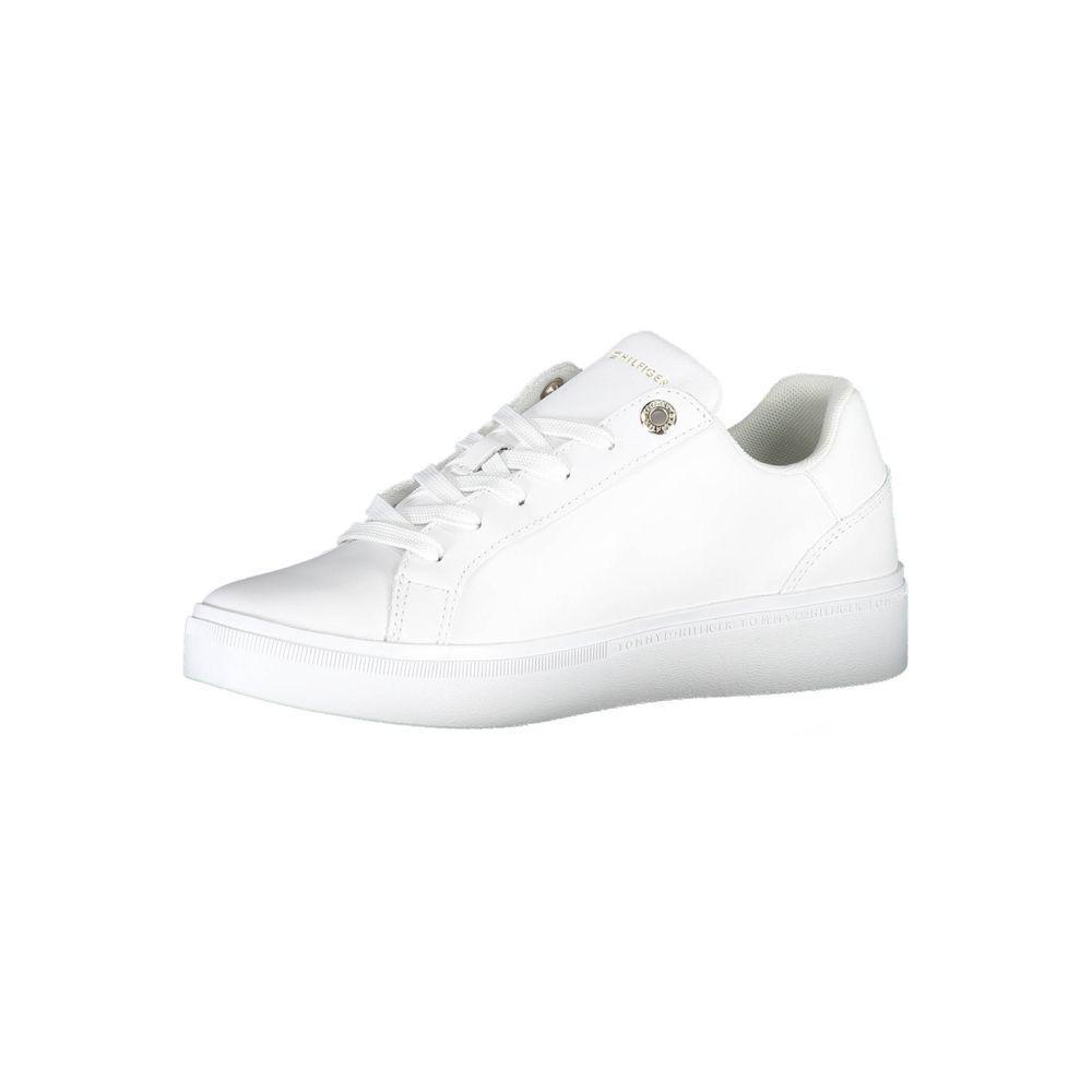 Tommy Hilfiger White Polyester Sneaker TO-22775-EU37/US7