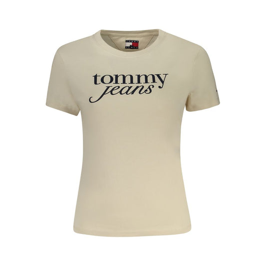 Tommy Hilfiger Beige Cotton Tops & T-Shirt TO-38448-XL