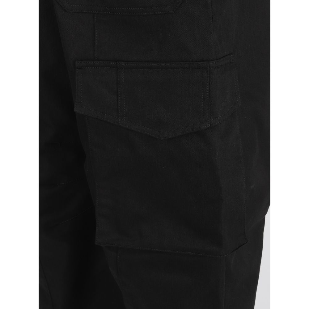 Golden Goose Black Elastane Cargo Pants