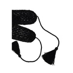 Ibeliv Raffia Bika Belt IB-BIKABLACK-UNI
