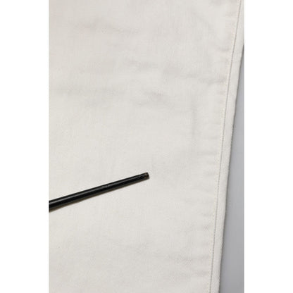 Dolce & Gabbana White Cotton Skinny Men Denim Jeans