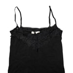 Scervino Street Black Wool Sleeveless Square Neck Tank Top TSH84149-38