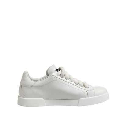 Dolce & Gabbana White Logo Lace Up Low Top Men Sneakers Shoes