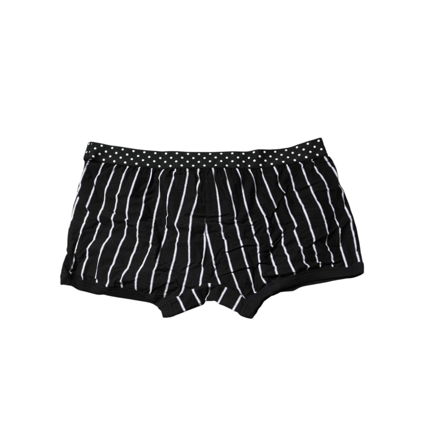 Dolce & Gabbana Black White Striped Regular Boxer Underwear Dolce & Gabbana